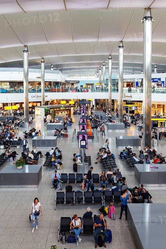 London Heathrow Airport (LHR) in the United Kingdom Terminal 2 The Queen's Terminal in London
