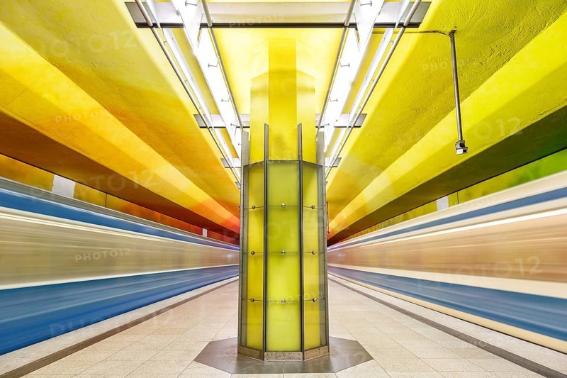 Subway Metro station Candidplatz station in Munich
