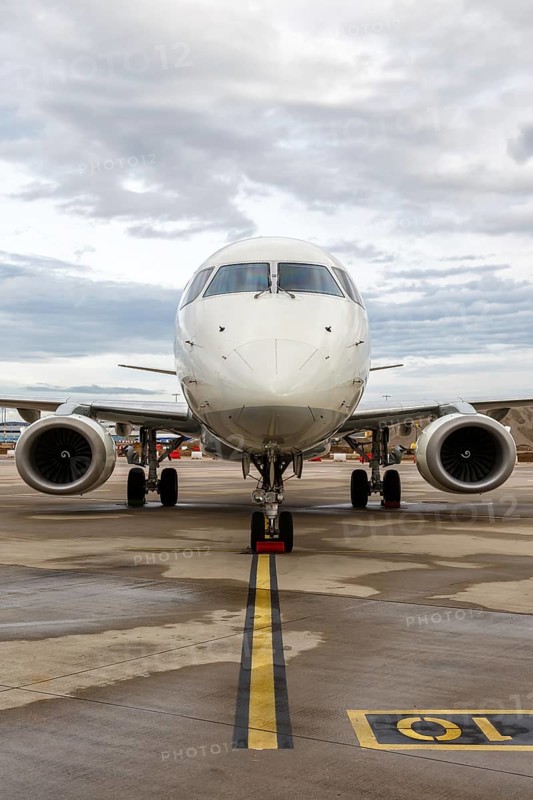 A German Airways Embraer 190 with the registration D-AJHW at Cologne Airport