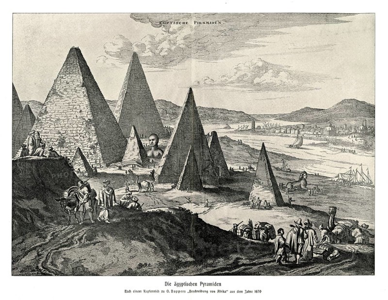 The Egyptian pyramids