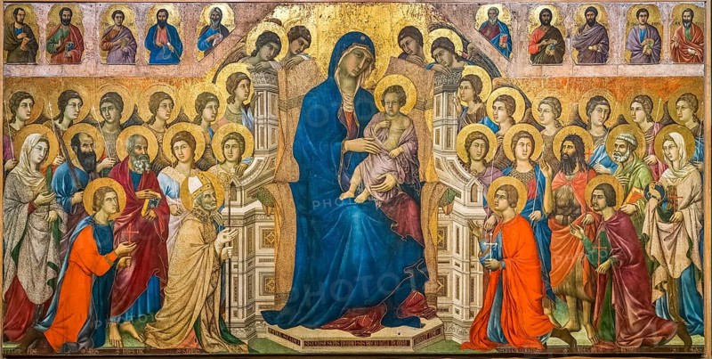 Enthroned Mother of God with Child