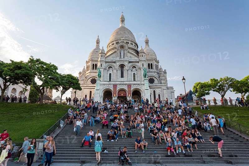 Basilica Sacre-Coeur auf Montmartre