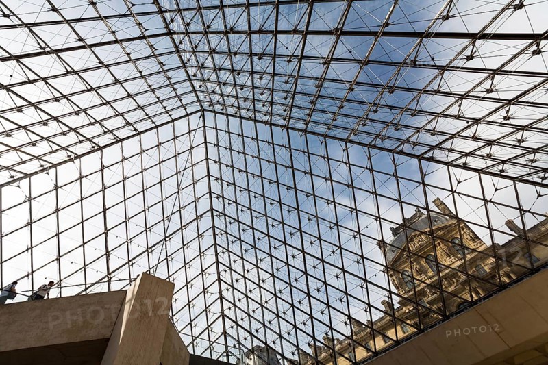 Louvre museum with the Pyramide