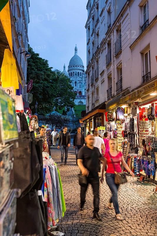 Street with souvenir shops