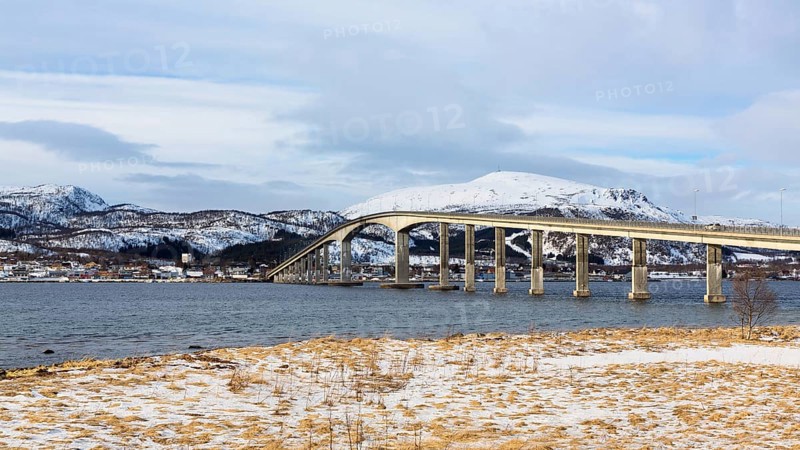Bridge over the Sortlandsundet to Sortland