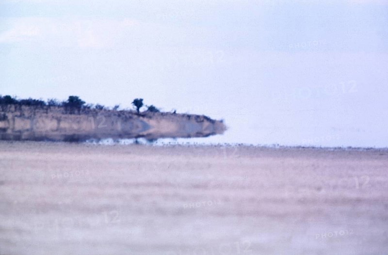 Desert landscape with Mirage