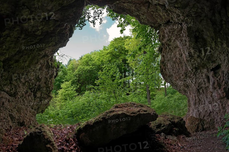View from grotto