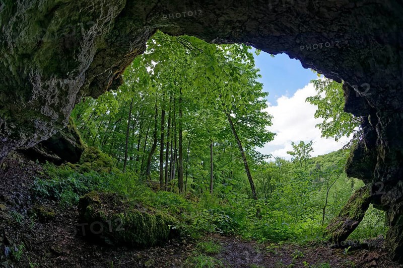 View from grotto