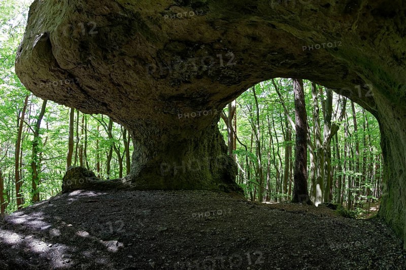 Small passage cave not far from Caeciliengrotte near Hirschbach