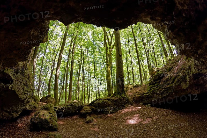 Small grotto not far from Caeciliengrotte near Hirschbach