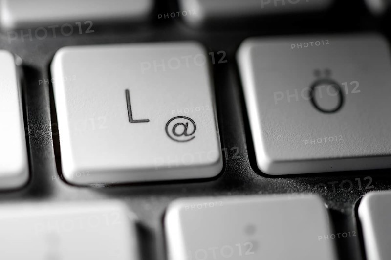 Iconic keyboard with @