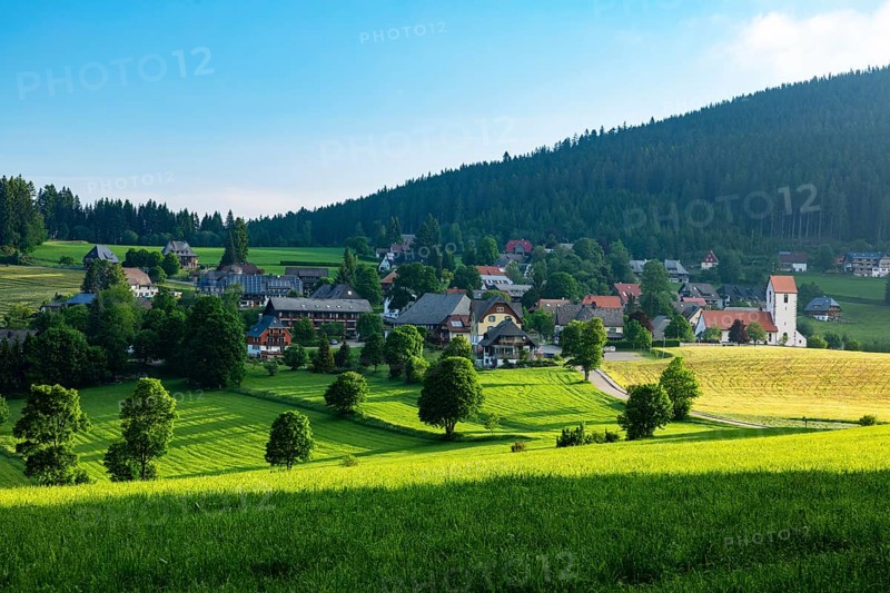 Air health resort Saig in the morning light