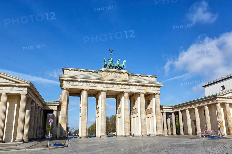 Brandenburg Gate Textfreiraum Copyspace in Berlin