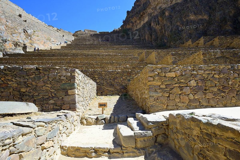 Terraces of the Inca ruins