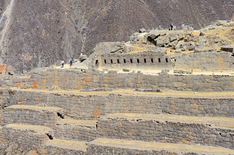 Terraces of the Inca ruins