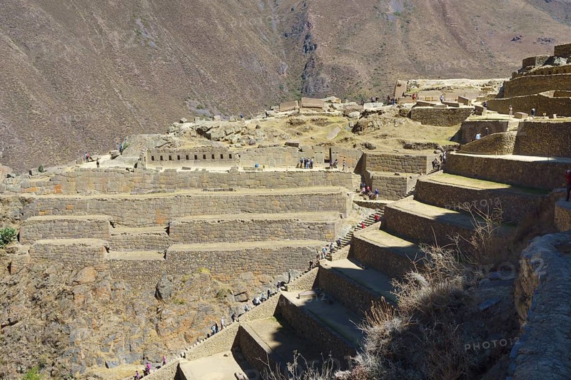 Terraces of the Inca ruins