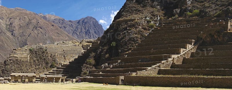 Terraces of the Inca ruins
