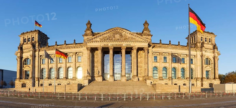 Reichstag Bundestag Government Parliament Reichstag Building Panorama in Berlin