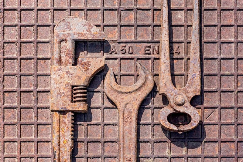 Old wrench
