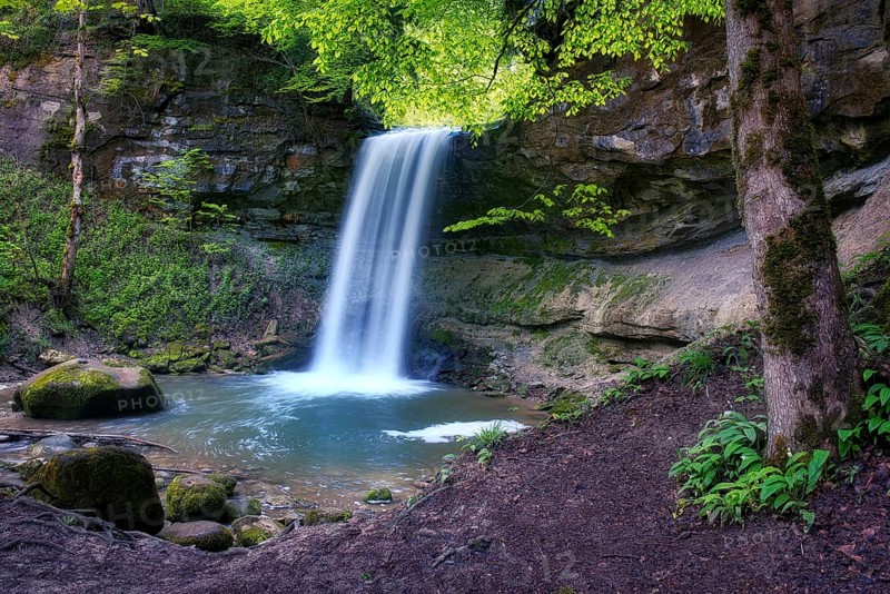 Waterfall in the Aabachtobel