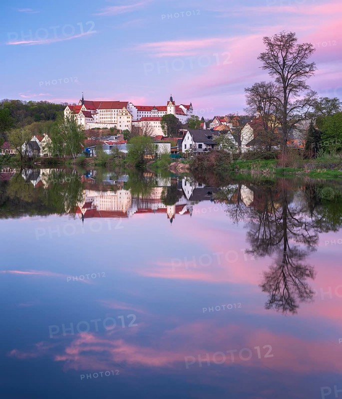 Colditz Castle on the Zwickauer Mulde River