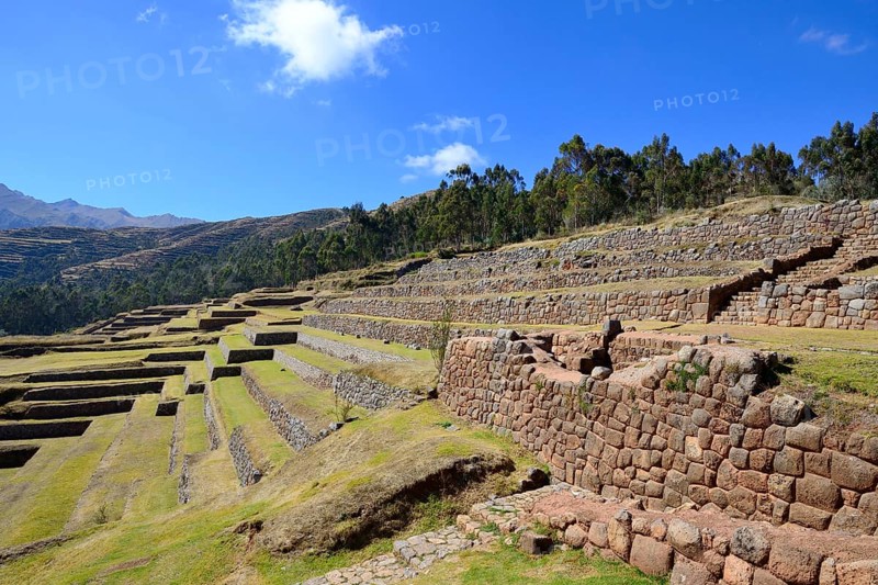Walled terraces of the Incas