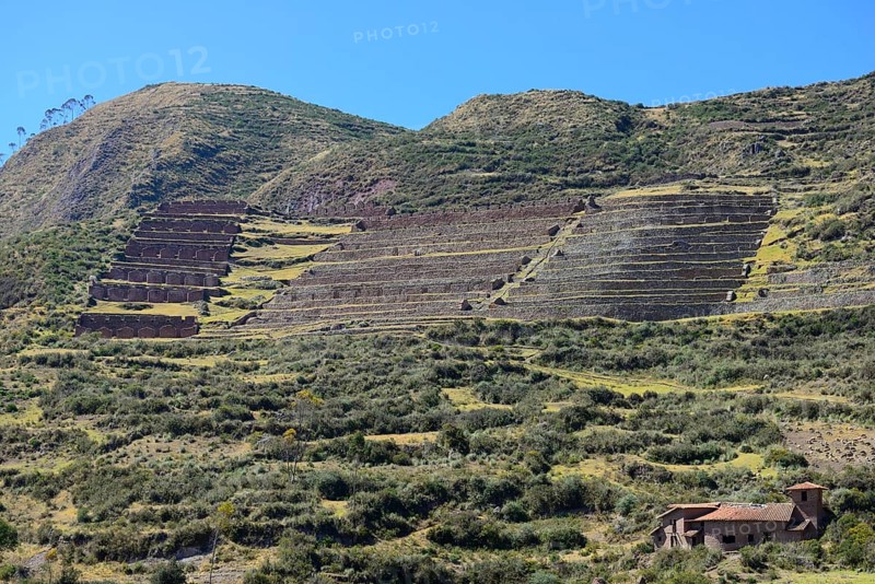 Walled terraces of the Incas