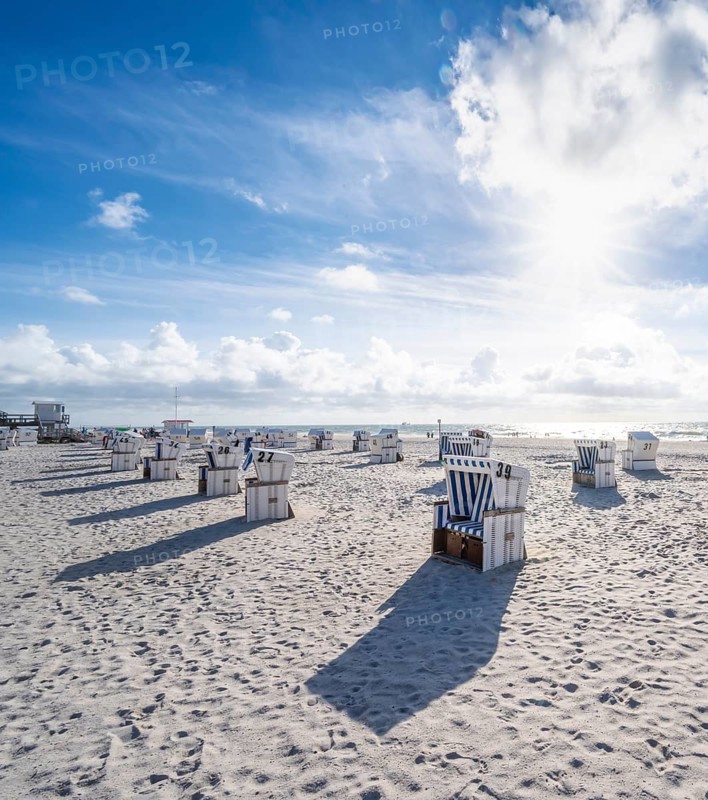 Beach chairs at the west beach