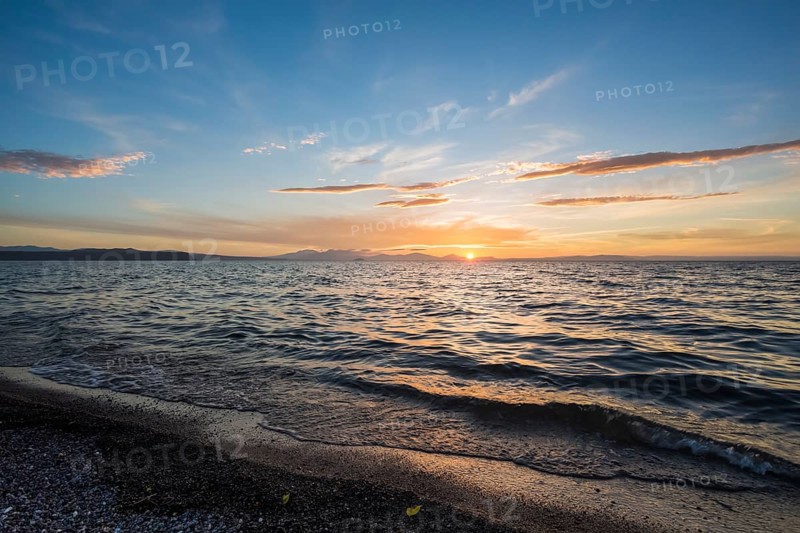 Sunset at Lake Taupo