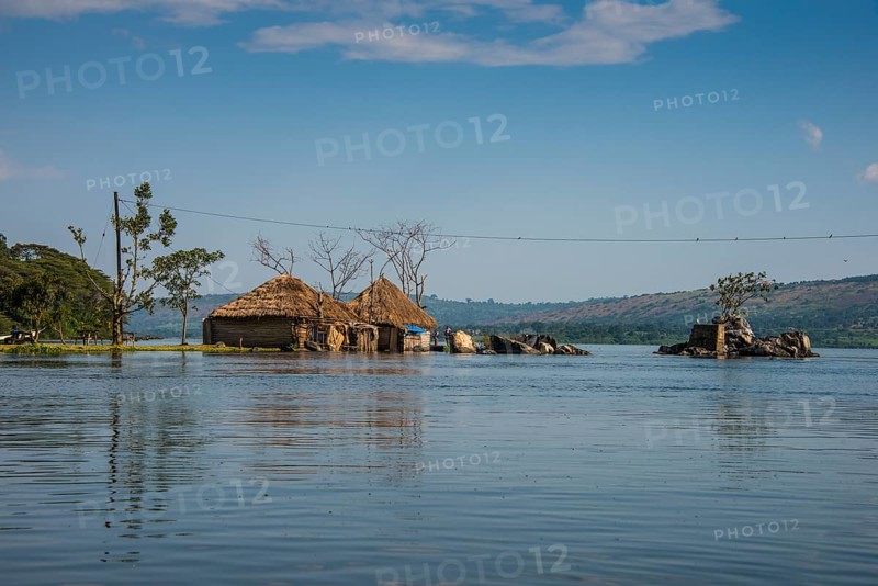 Little island at the source of the Nile