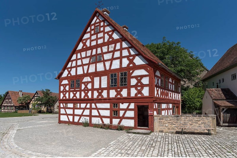 Historical half-timbered house
