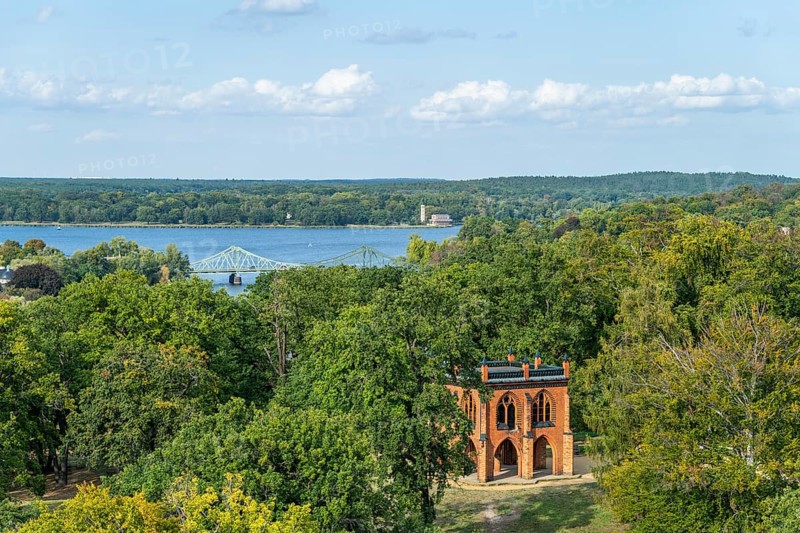 View from the Flatow Tower to the Court Arbour