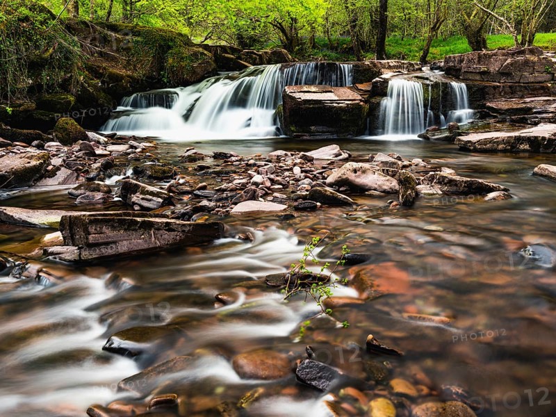 Pont Cwm y Fedwen Waterfall