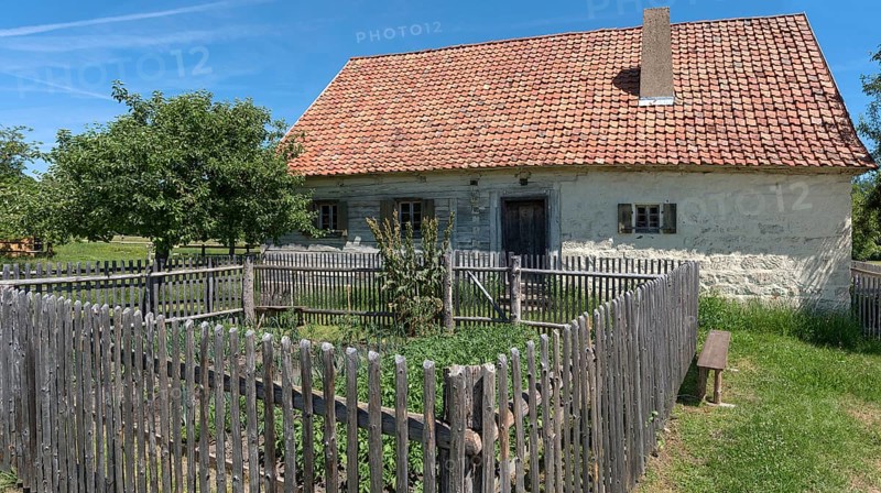 Historic farmhouse with farm garden built 1711