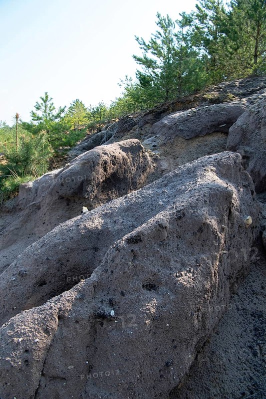 Erosion in post-mining landscape