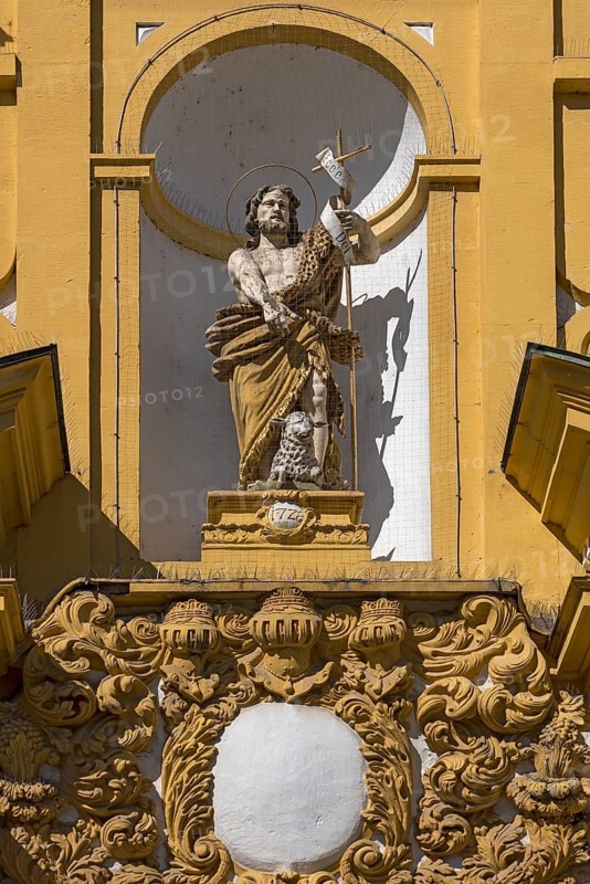 Jesus figure with lamb