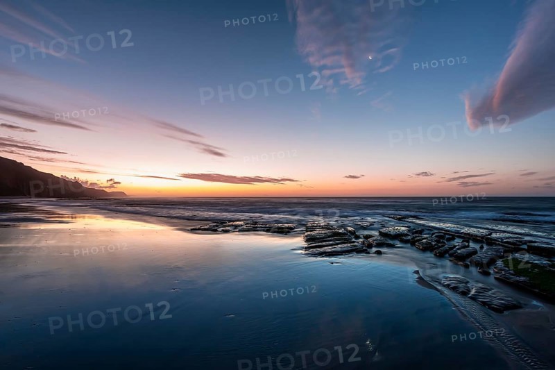 Sunset at the ocean