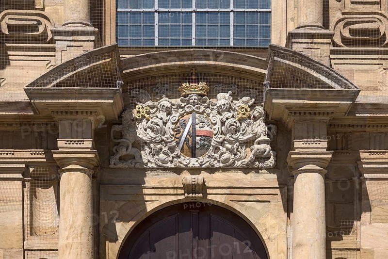 Coat of arms of Prince-Bishop Marquard Sebastian Schenk von Stauffenberg