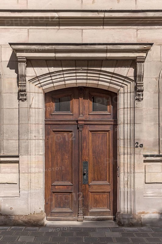 Entrance door of the synagogue