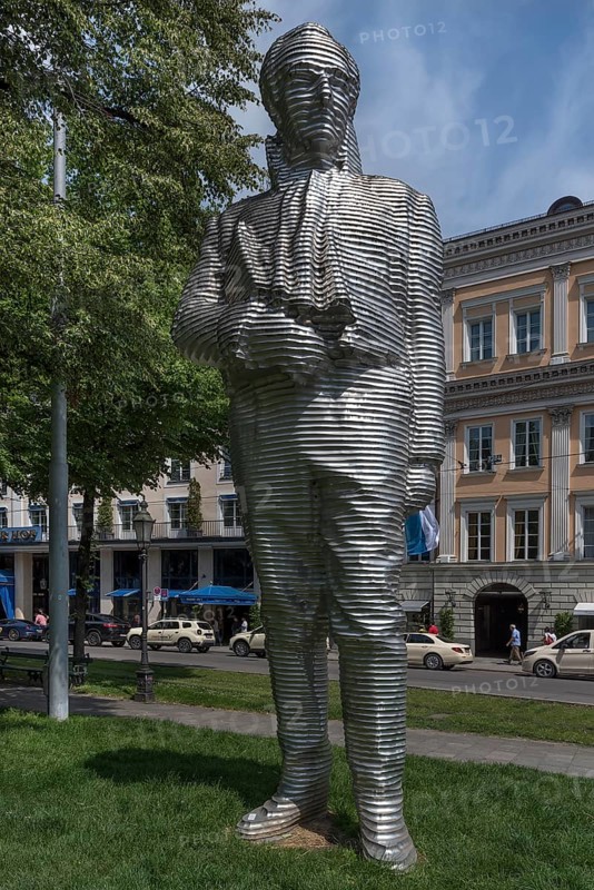 Aluminium statue of Joseph Graf von Montgelas