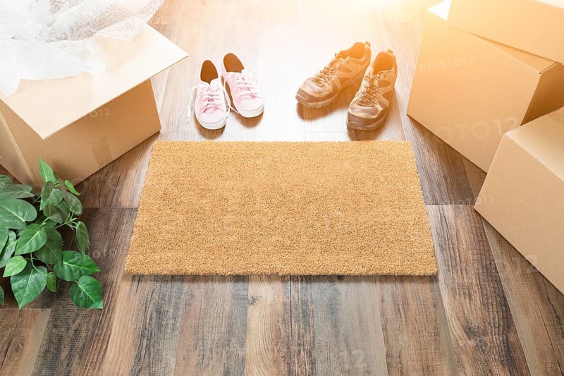Home sweet home welcome mat