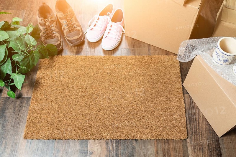 Home sweet home welcome mat