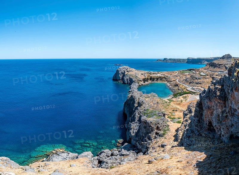 Rocky coast and Paulus Bay