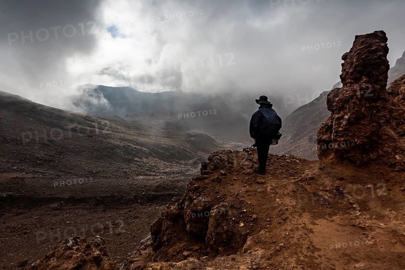 Guy at Tongariro National Park
