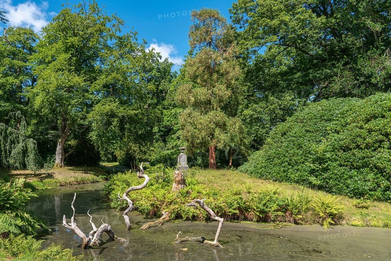 Landscape garden and castle park