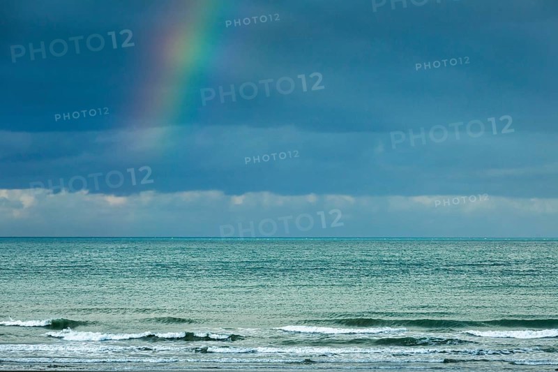 Rainbow at beach