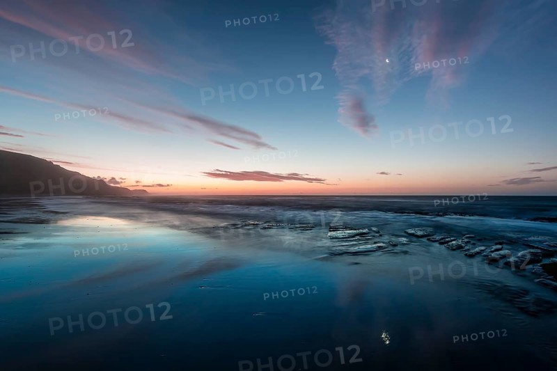Sunset at the ocean
