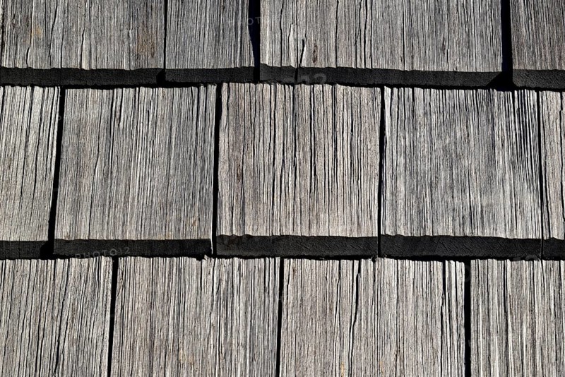 Wooden shingles