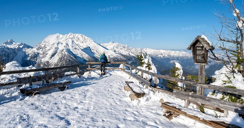 Young woman on viewing platform at Jenner