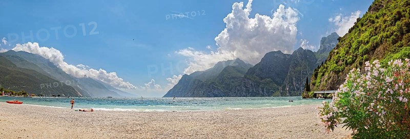Lake Garda north shore at Linfano